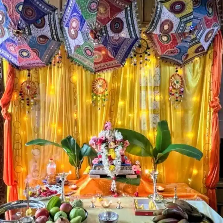 Corporate Ganesh Chaturthi decoration in Bangalore offices